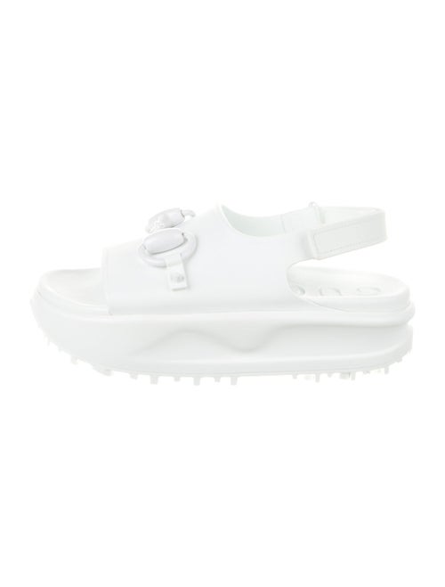 Gucci Horsebit Accent Rubber Slides