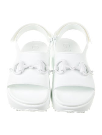 Gucci Horsebit Accent Rubber Slides