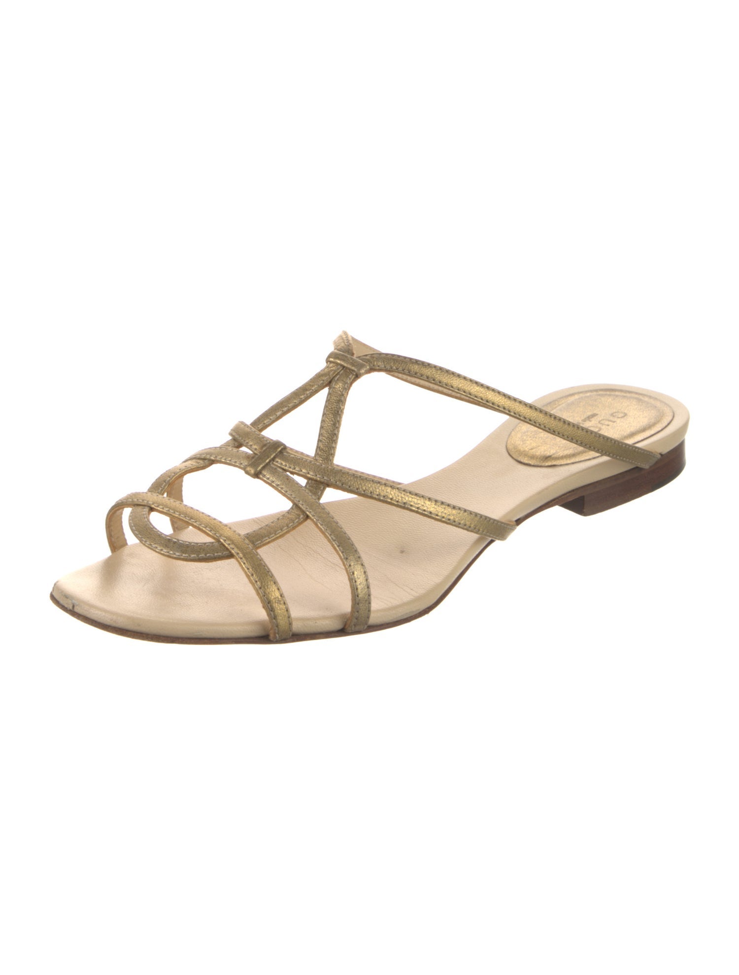 Gucci Leather Slides