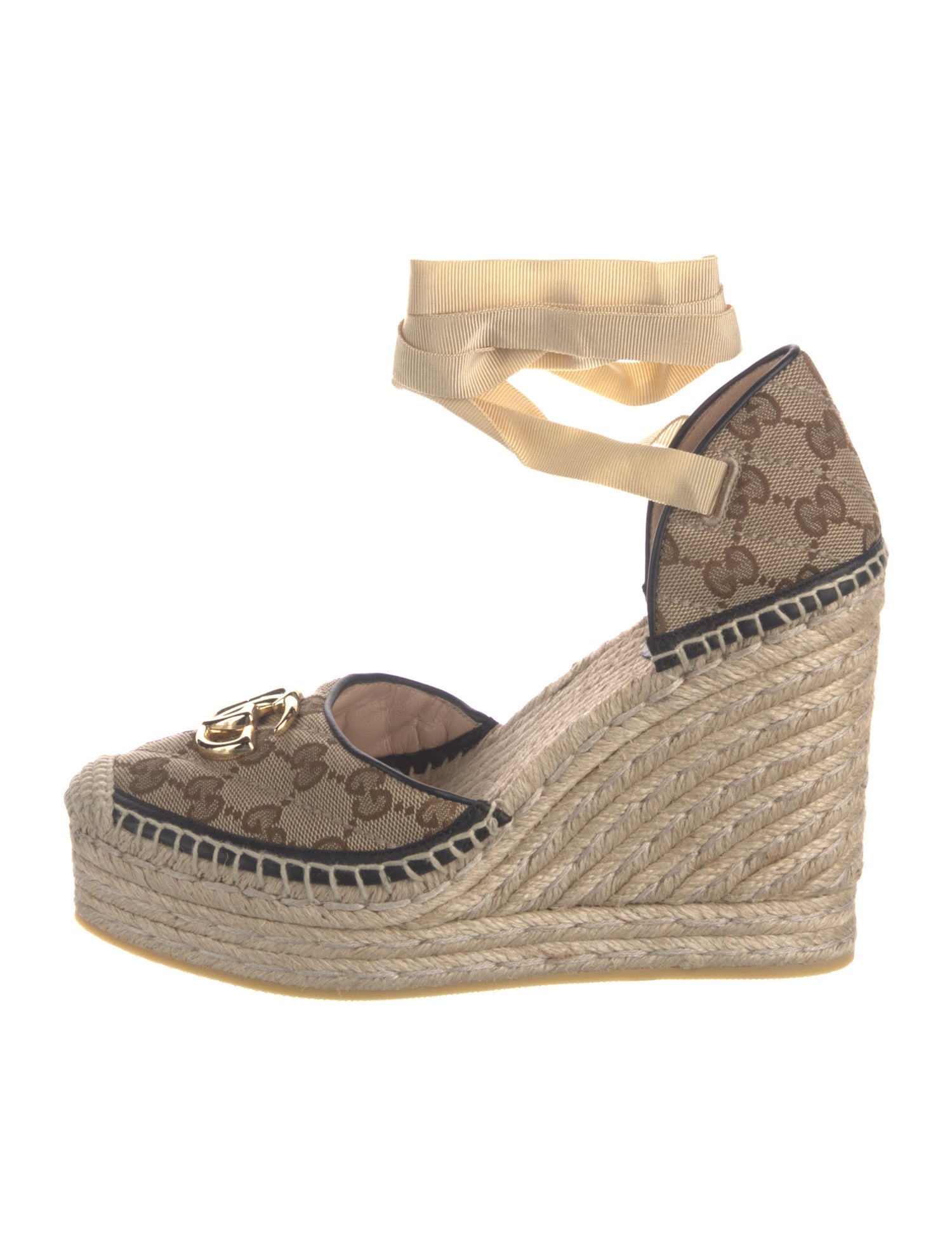 Gucci GG Canvas Canvas D'Orsay Pumps