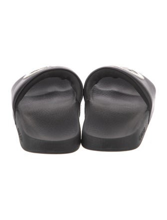 Gucci Interlocking G Logo Leather Slides