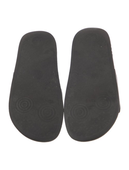 Gucci Interlocking G Logo Leather Slides