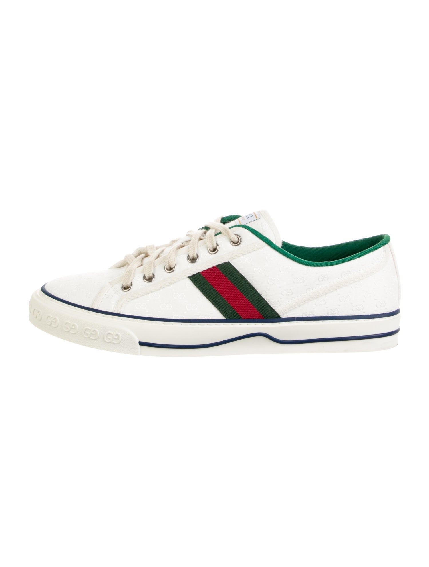 Gucci Web Accent Canvas Sneakers