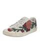 Gucci Web Accent Leather Sneakers