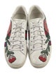 Gucci Web Accent Leather Sneakers