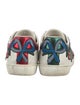 Gucci Web Accent Leather Sneakers