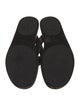 Gucci Interlocking G Logo Leather Flip Flops