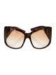 Gucci Oversize Gradient Sunglasses