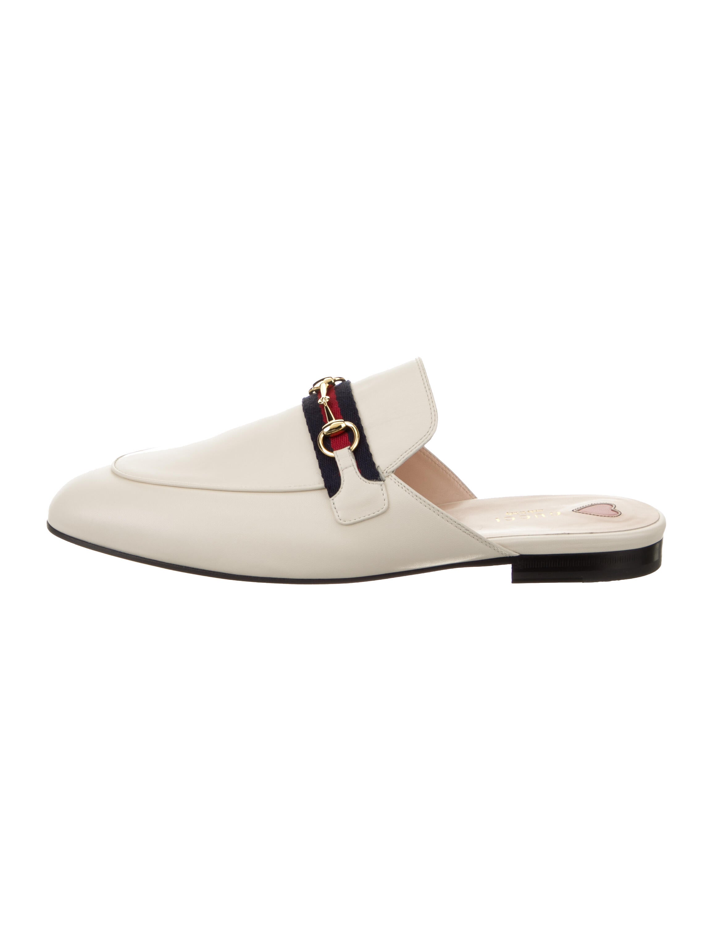 Gucci Horsebit Accent Leather Mules