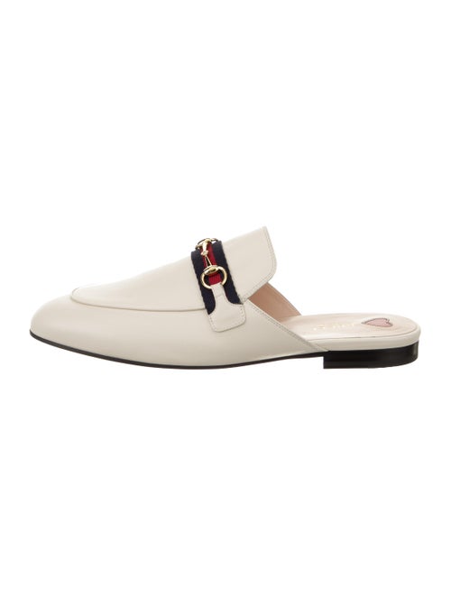 Gucci Horsebit Accent Leather Mules