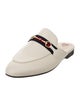 Gucci Horsebit Accent Leather Mules