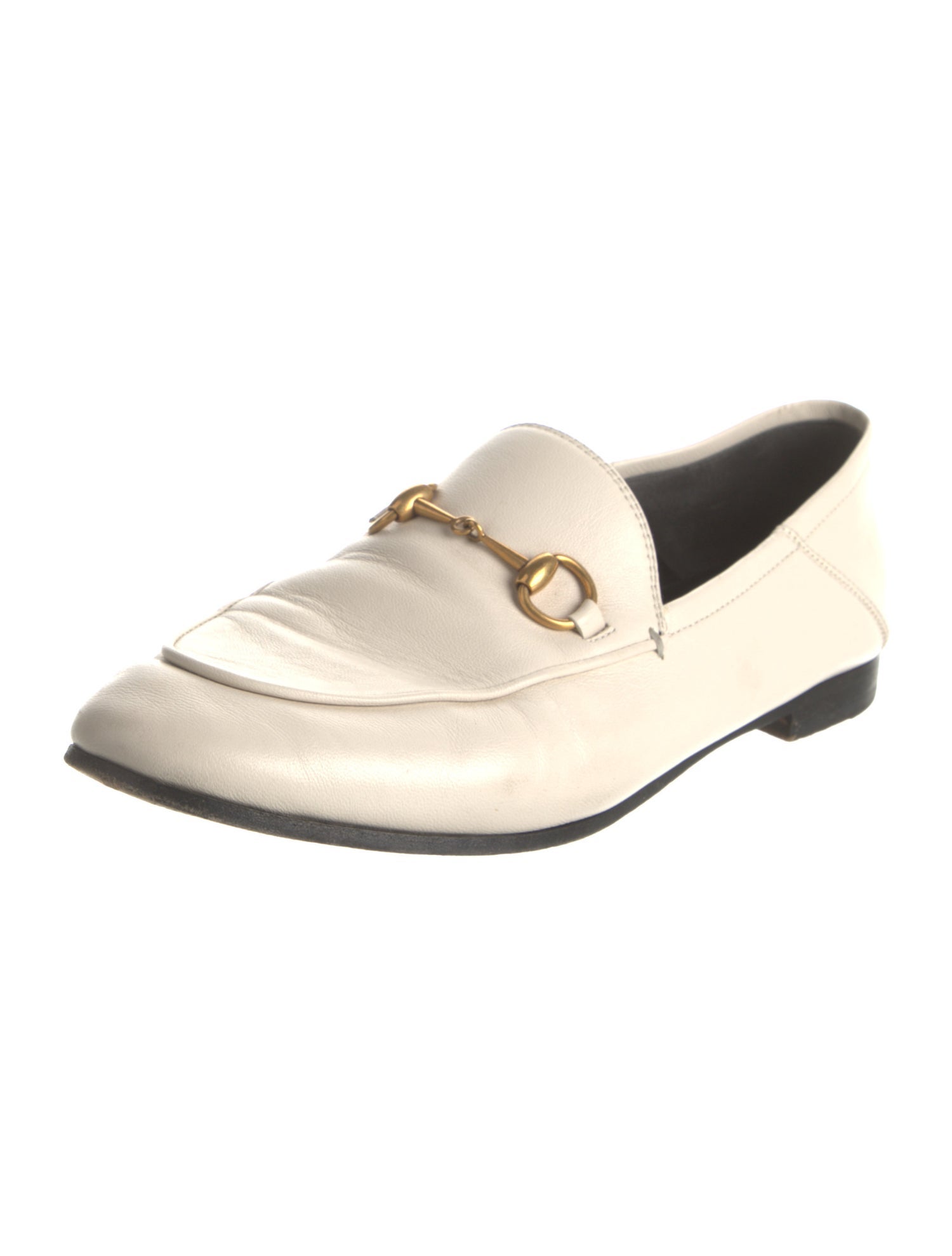 Gucci Horsebit Accent Leather Loafers