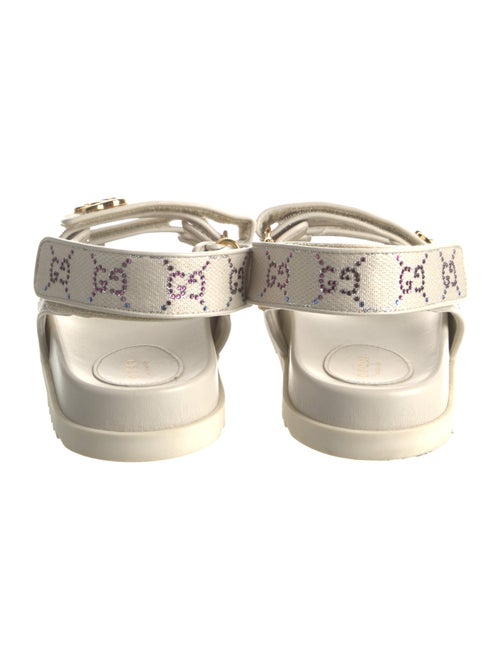 Gucci GG Logo Canvas Sandals