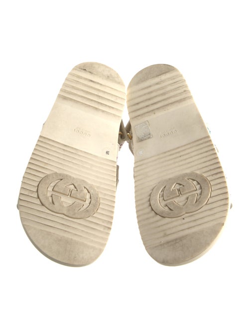 Gucci GG Logo Canvas Sandals