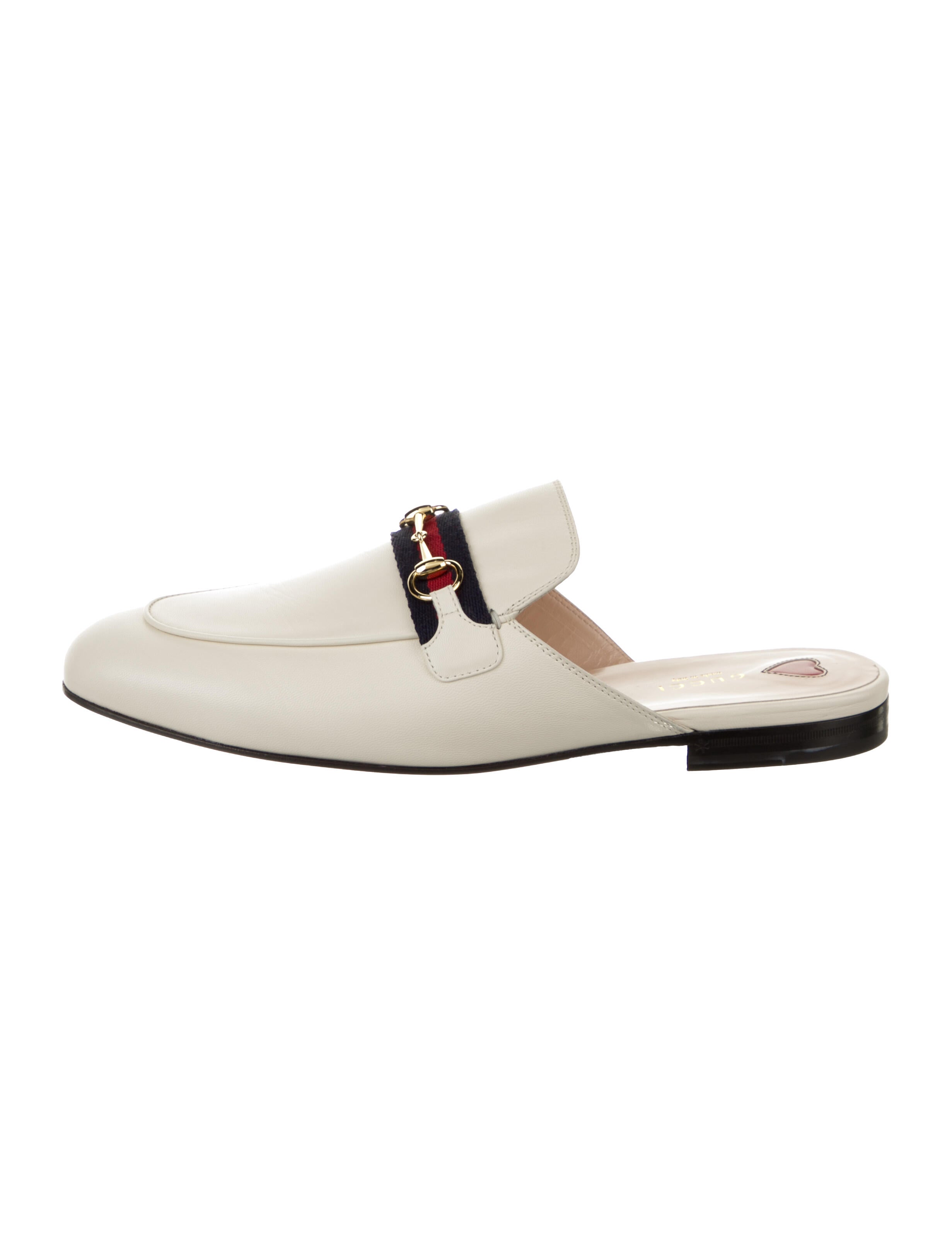 Gucci Horsebit Accent Leather Mules