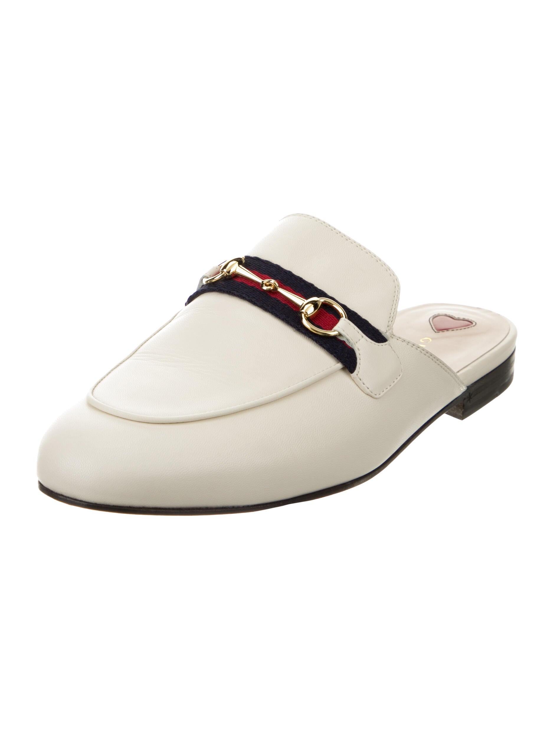 Gucci Horsebit Accent Leather Mules