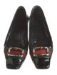 Gucci Web Accent Patent Leather Ballet Flats