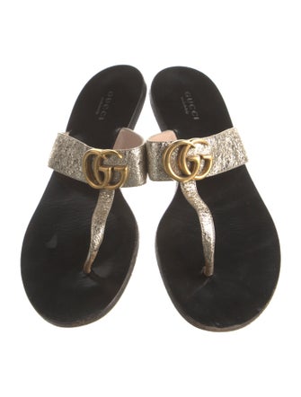 Gucci Leather Slides