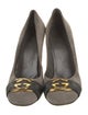 Gucci Interlocking G Logo Suede Pumps