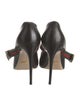 Gucci Web Accent Leather Pumps