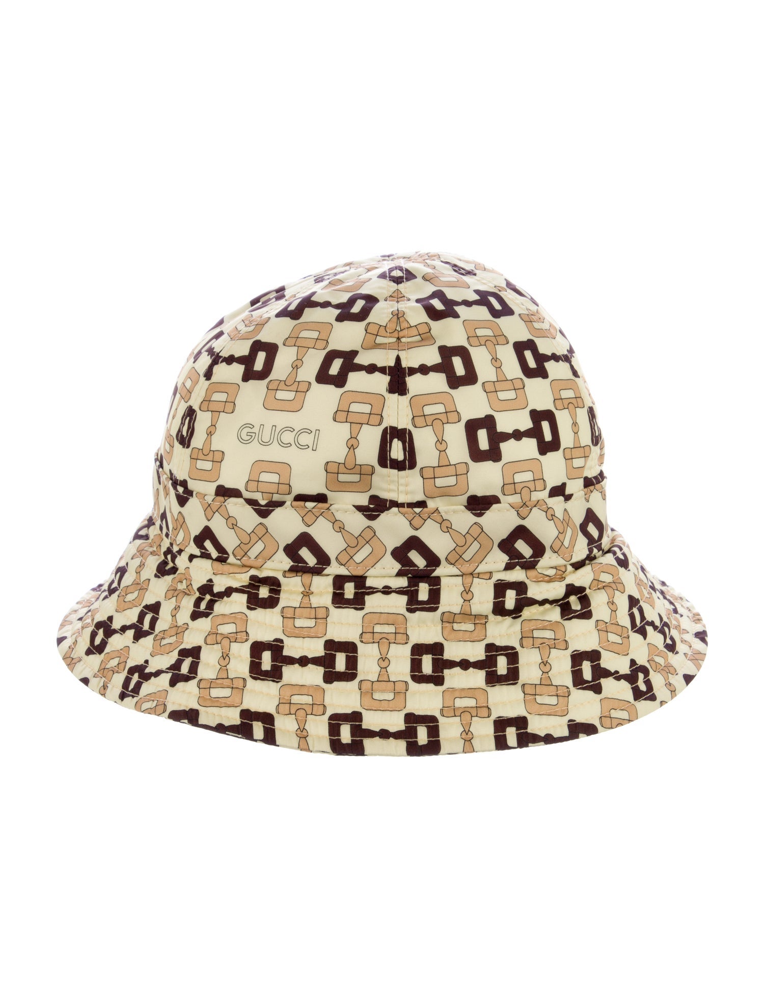 Gucci Pattern Print Nylon Bucket Hat