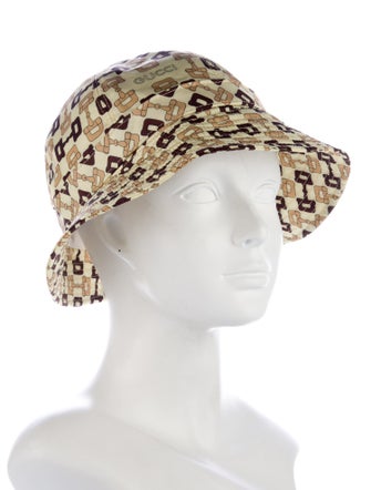 Gucci Pattern Print Nylon Bucket Hat