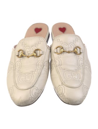 Gucci Horsebit Accent Leather Mules