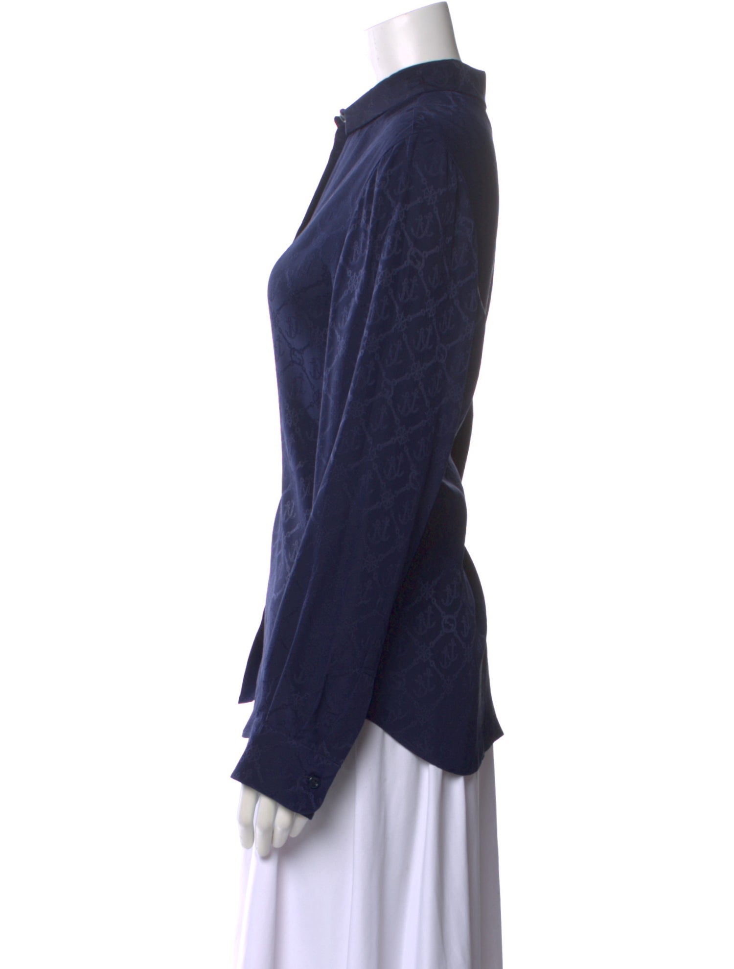 Gucci 2023 Silk Button-Up Top