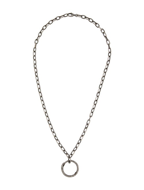 Gucci Ouroboros Snake Pendant Necklace