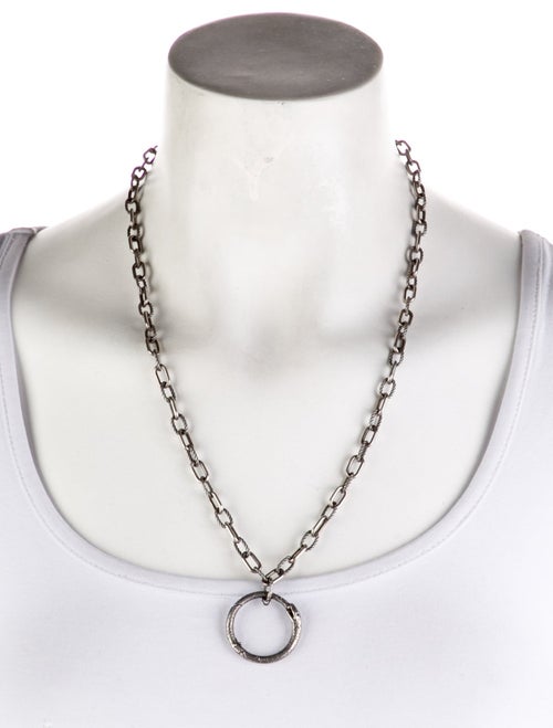 Gucci Ouroboros Snake Pendant Necklace