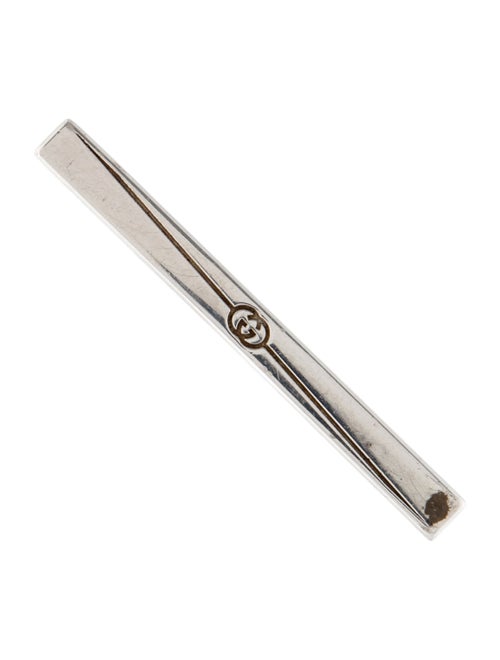Gucci Diagonal Interlocking G Tie Bar