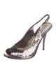 Gucci Sequins Sequin Embellishments Slingback Pumps