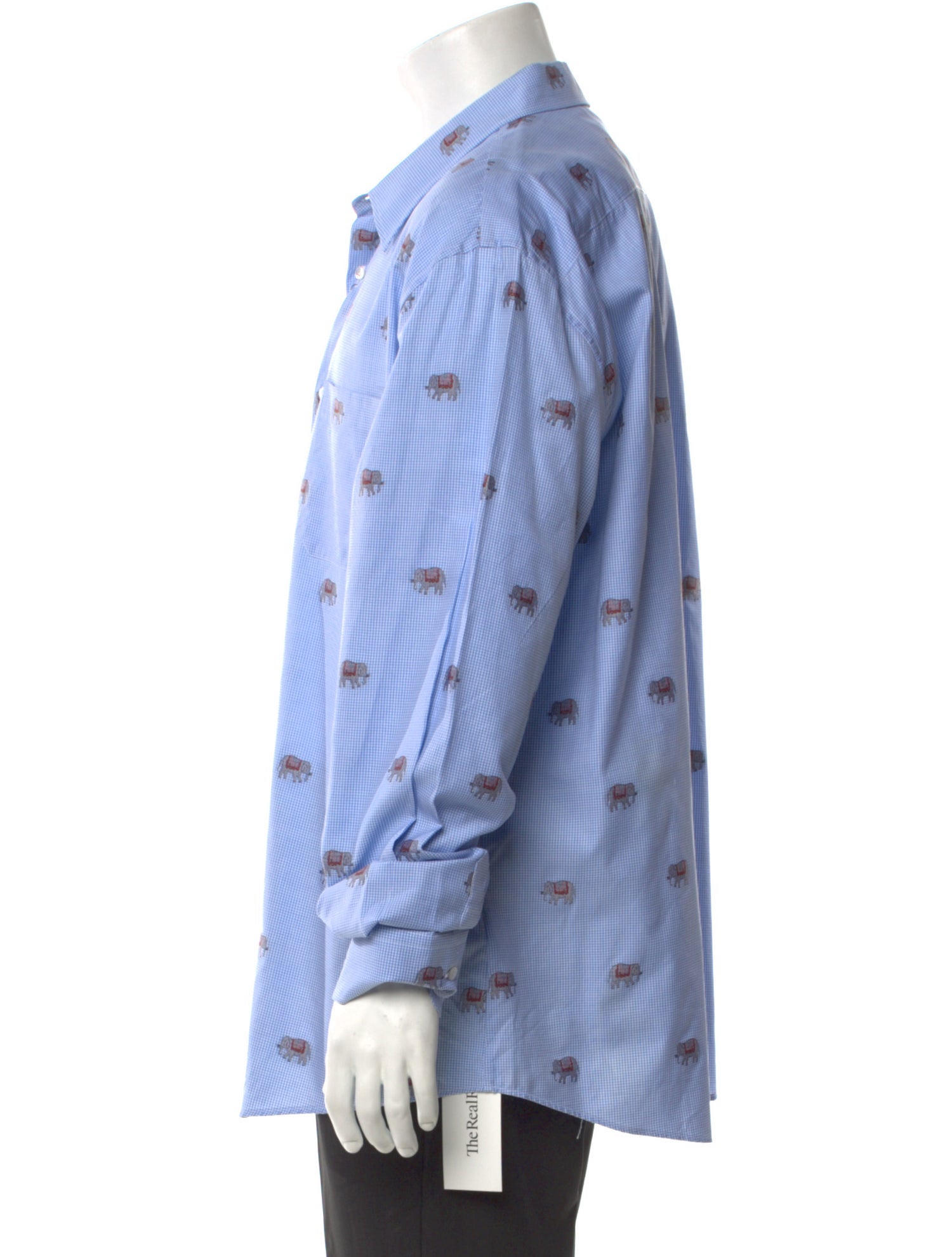 Gucci Printed Long Sleeve Dress Shirt