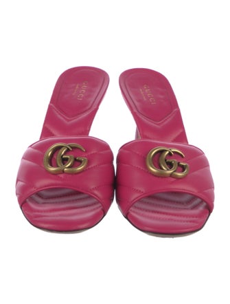 Gucci Leather Slides