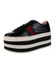 Gucci Web Accent Leather Chunky Sneakers