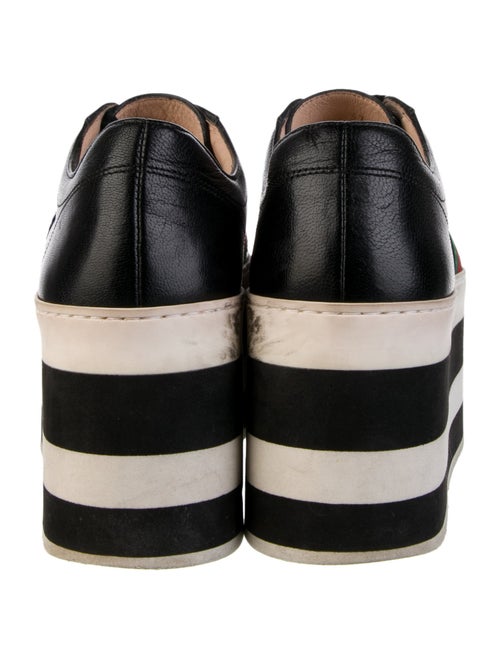 Gucci Web Accent Leather Chunky Sneakers
