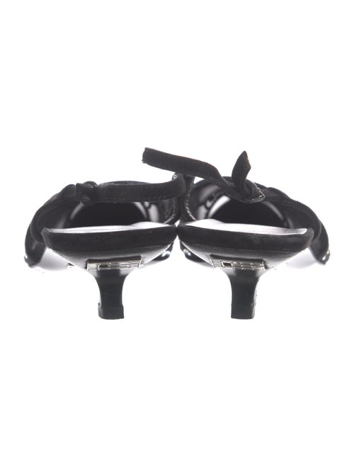 Gucci Mesh Patterned Slingback Pumps