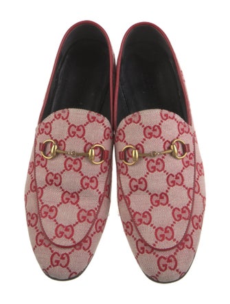 Gucci GG Canvas Canvas Loafers