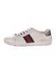 Gucci Web Accent Leather Sneakers