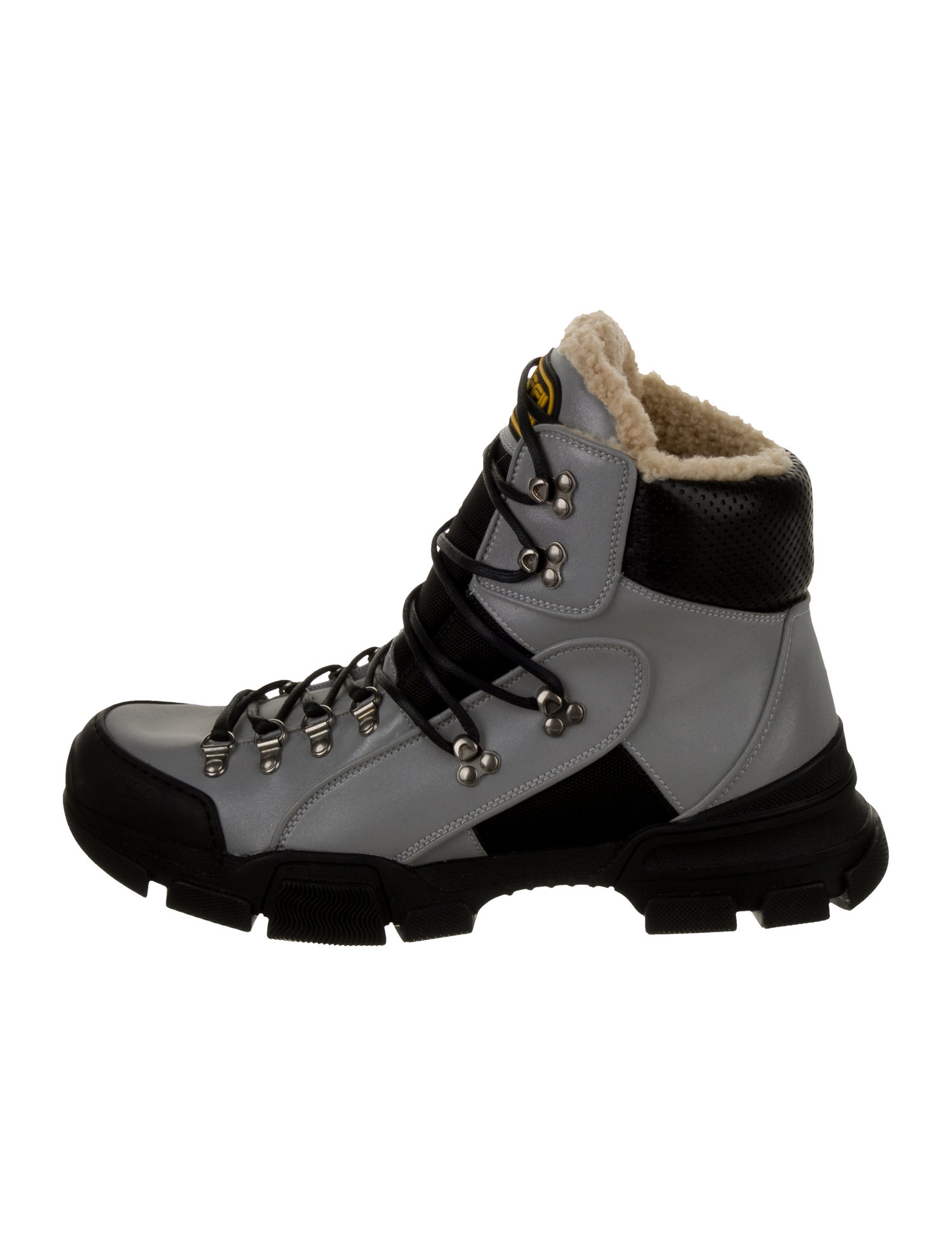Gucci Leather Hiking Boots w/ Tags