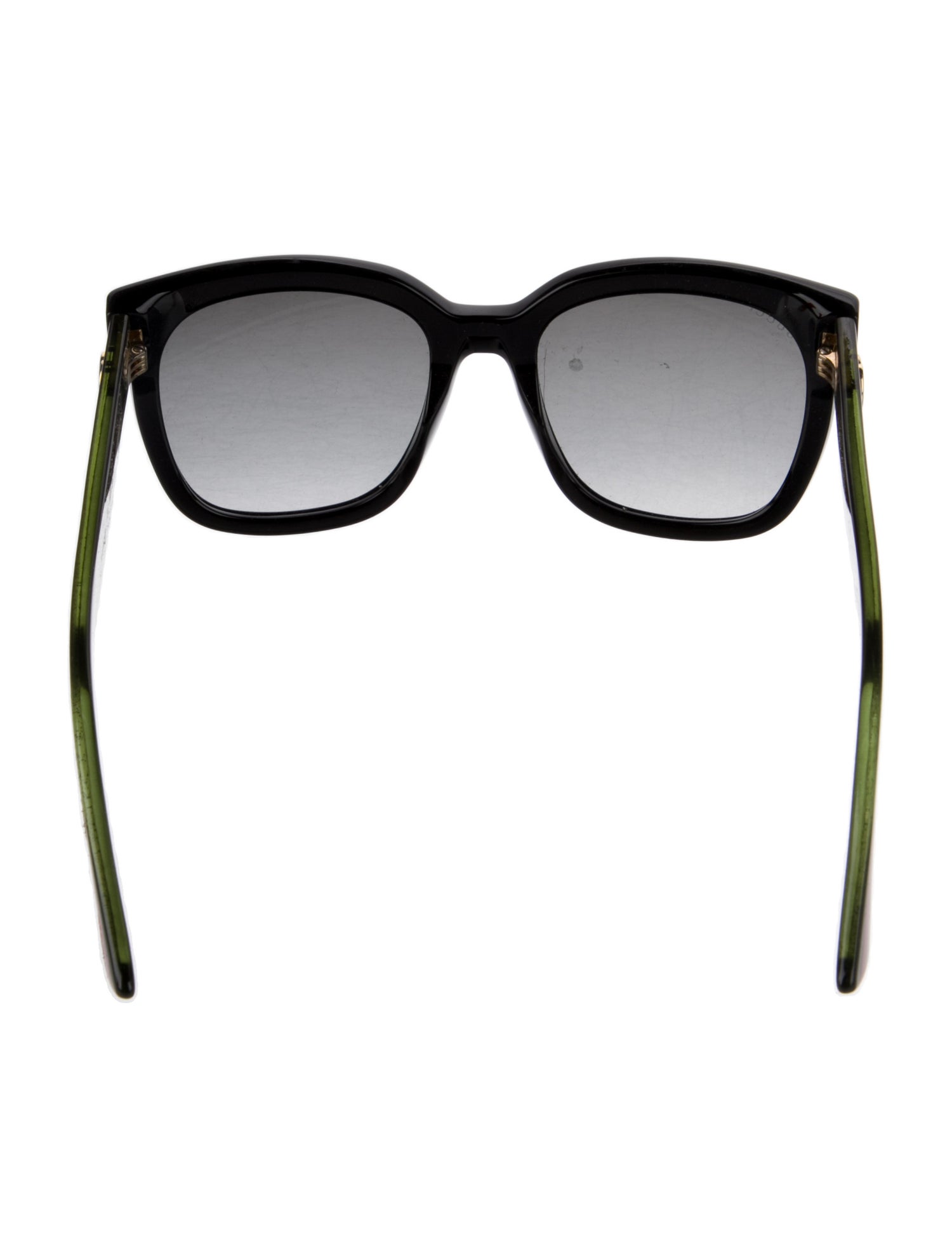 Gucci Web Accent Square Sunglasses