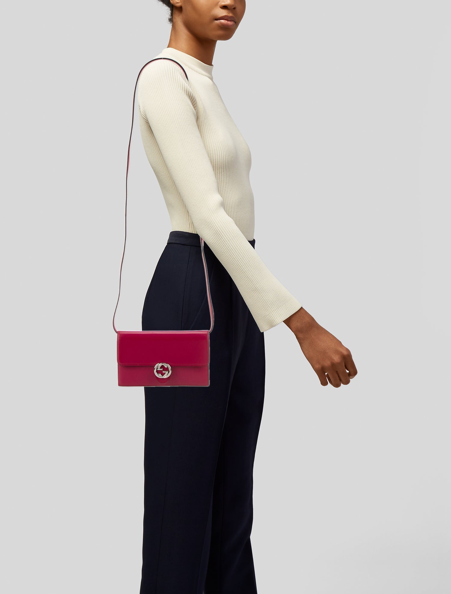 Gucci Leather Crossbody Bag