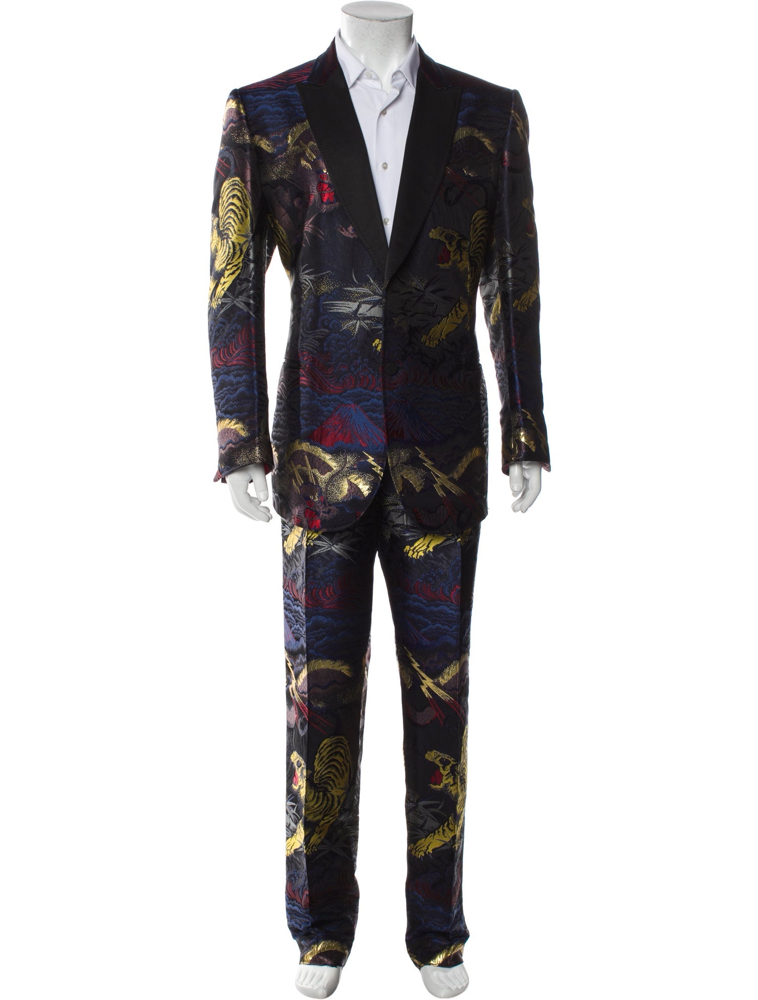 Gucci Printed Two-Piece Tuxedo