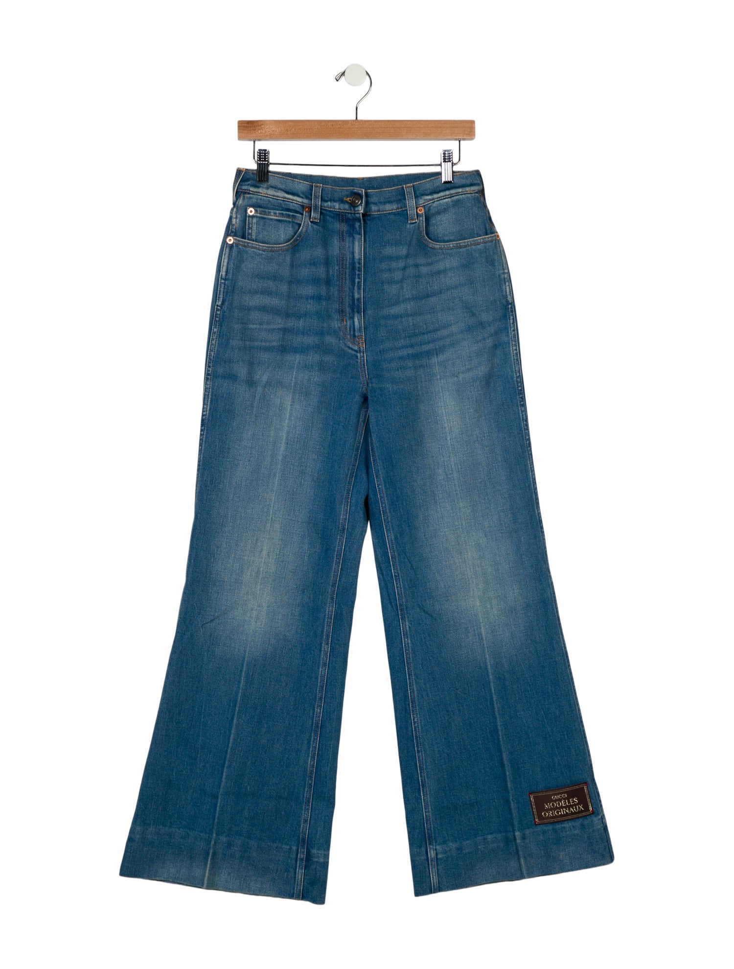 Gucci High-Rise Wide Leg Jeans