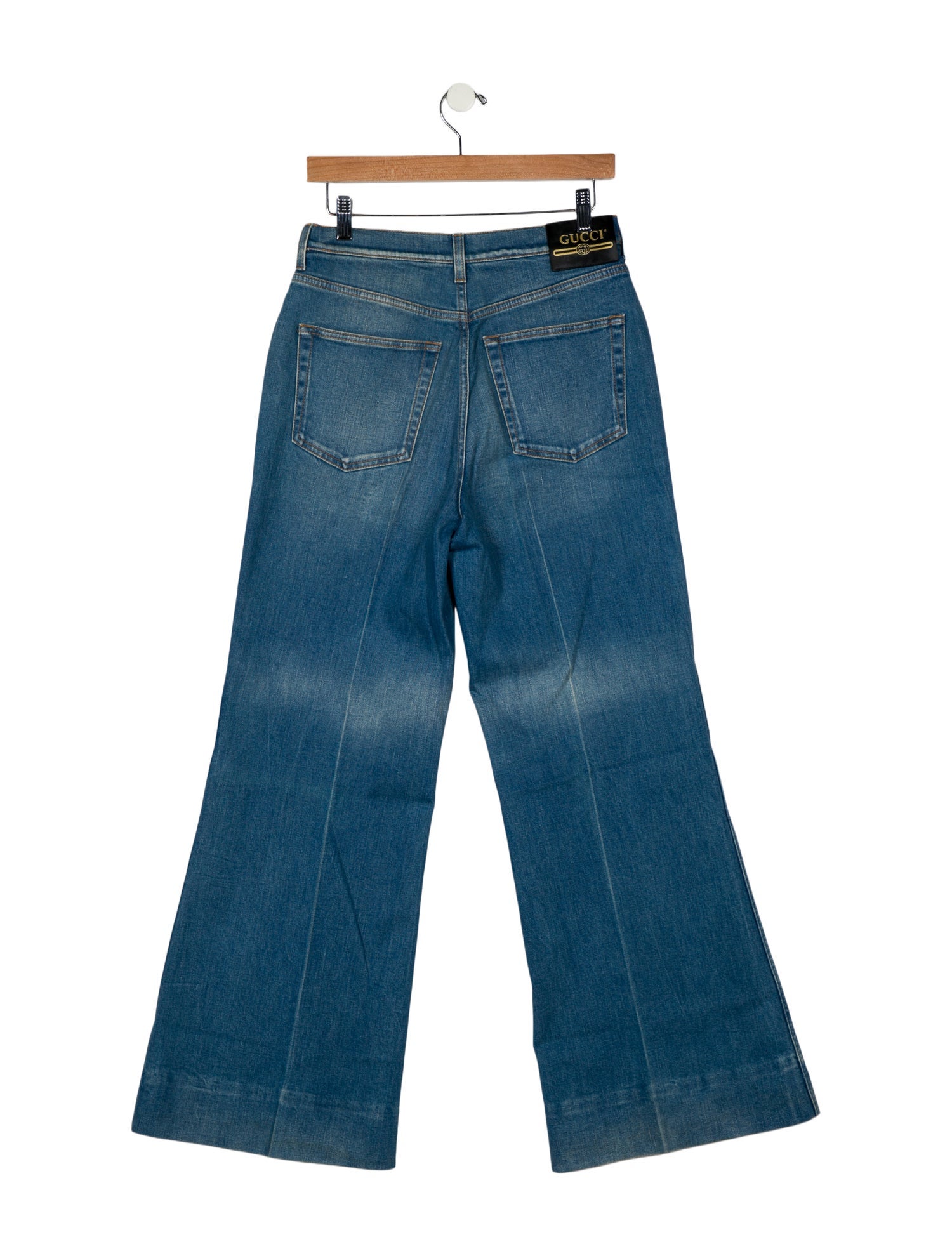 Gucci High-Rise Wide Leg Jeans