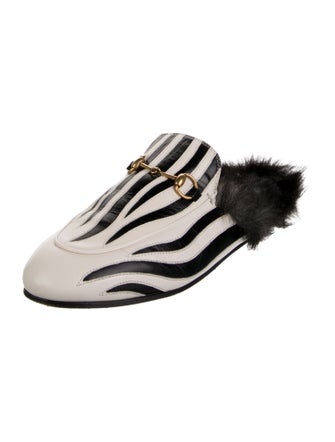 Gucci 1955 Horsebit Accent Leather Mules