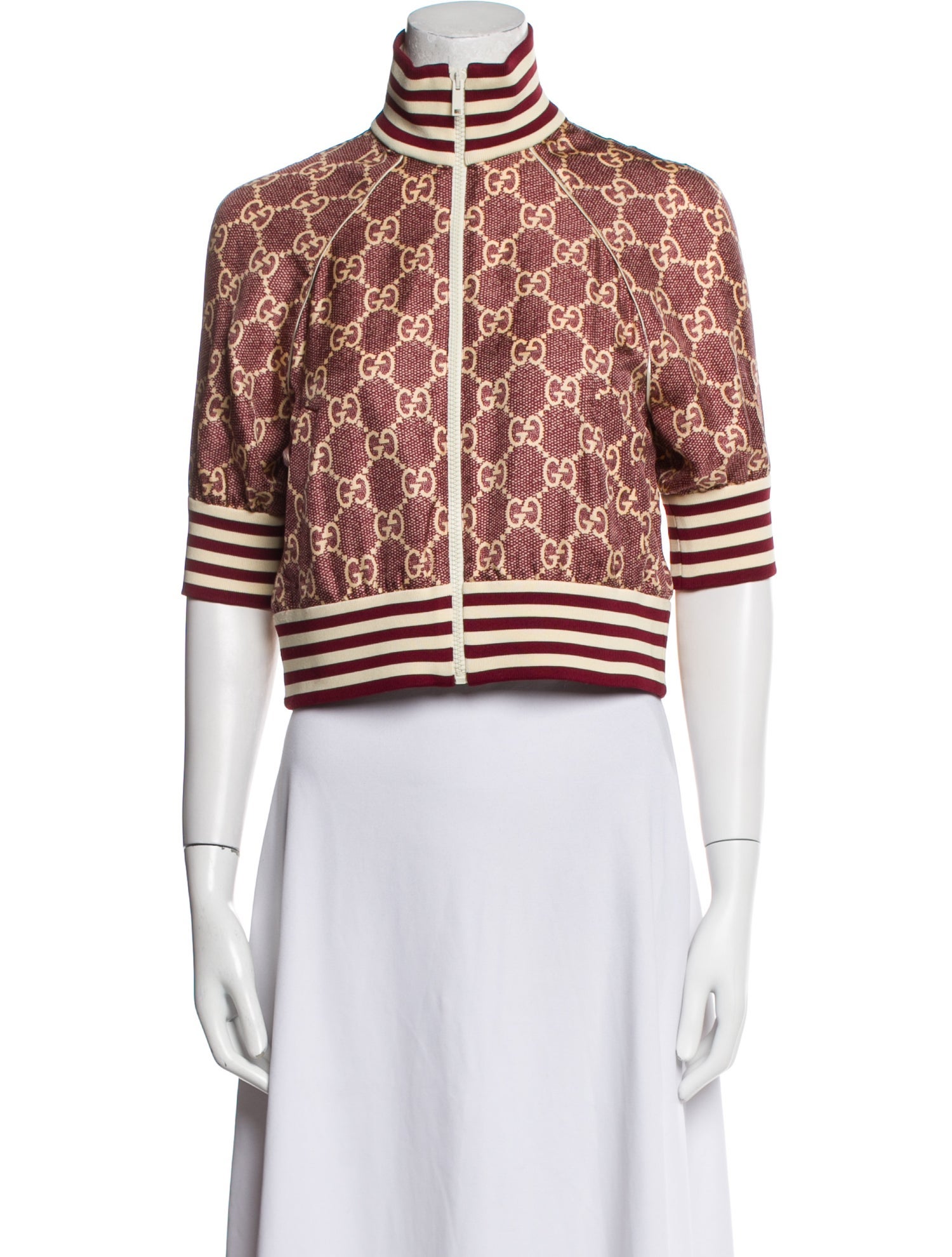 Gucci Silk Printed Jacket