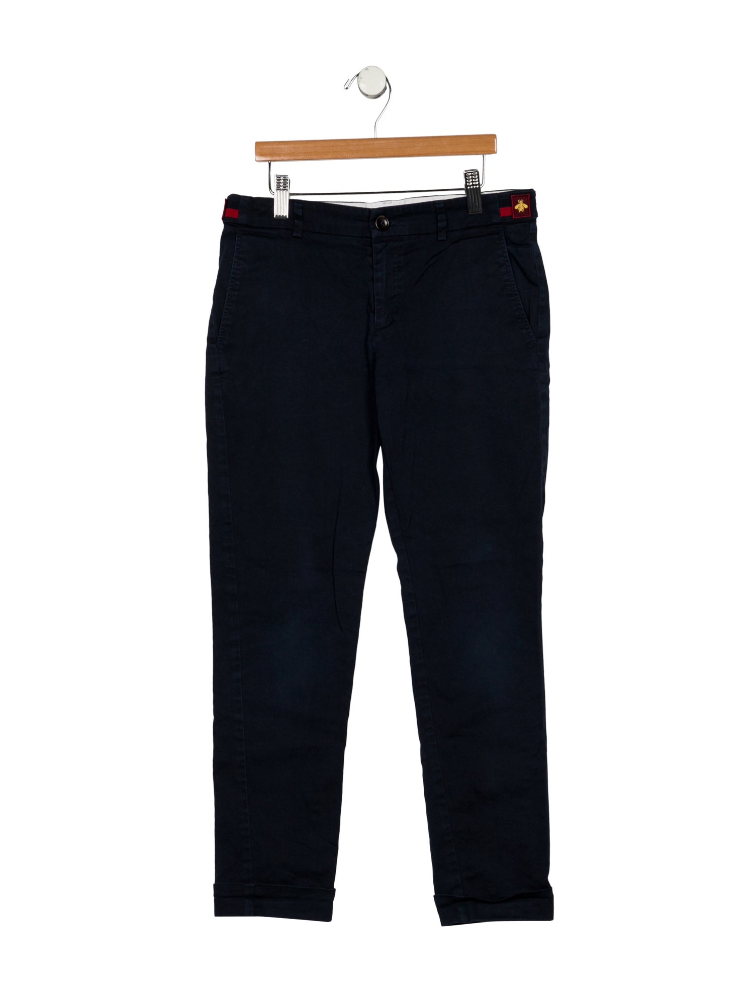 Gucci Kids Boys' Sylvie Web Accent Embroidered Pants
