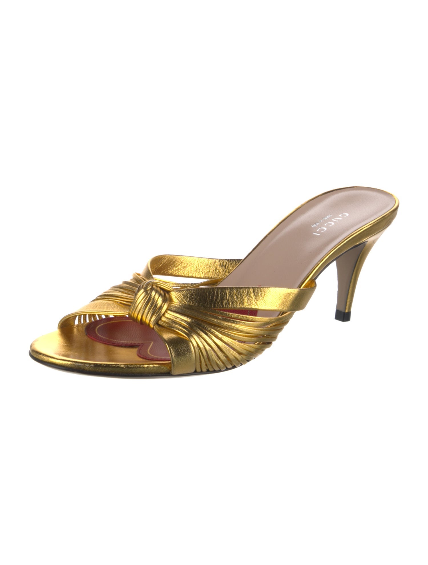 Gucci Leather Slides