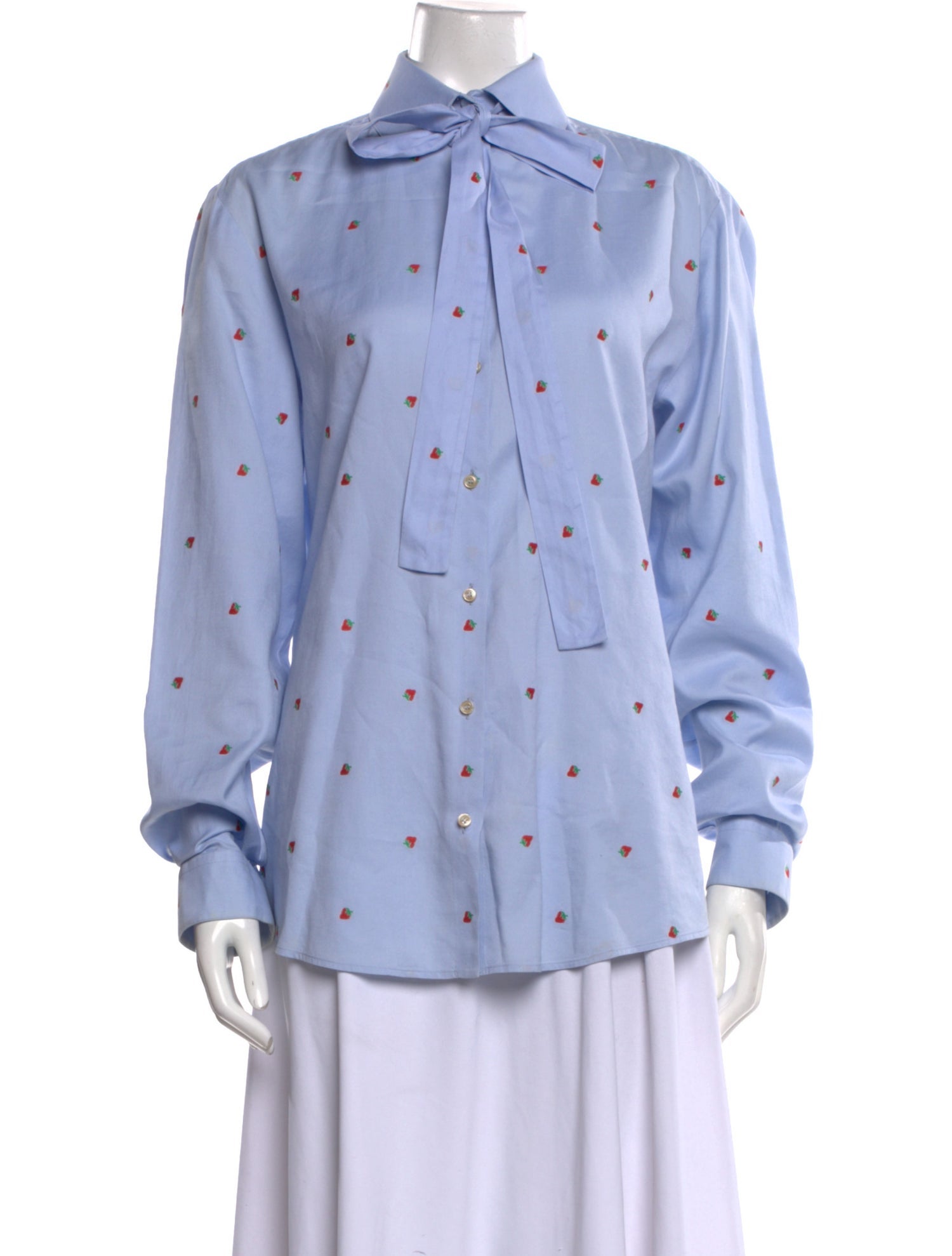 Gucci 2019 Printed Button-Up Top